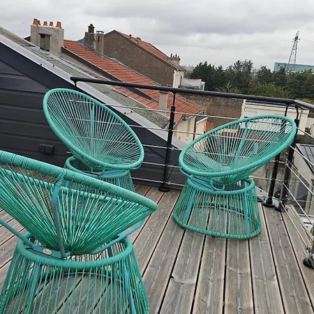 Calme & Terrasse Ideal Pros & Frontaliers Parking شقة