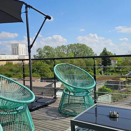 Calme & Terrasse Ideal Pros & Frontaliers Parking شقة *
